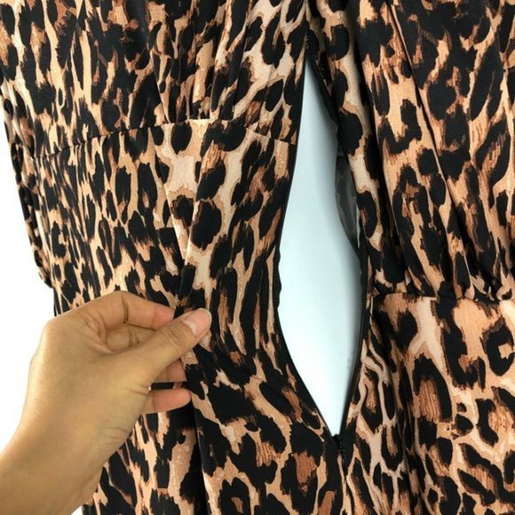 N DUO ShopBop Lady Leopard Di Dress size 38 NWT - Picture 7 of 13
